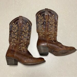 Ariat Cowboy Boots Women’s Size 7 Brown Desert Holly Western Cowgirl Boots